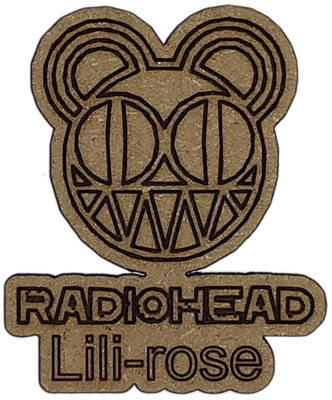 Magnet - Logo musique Radiohead personnalisable